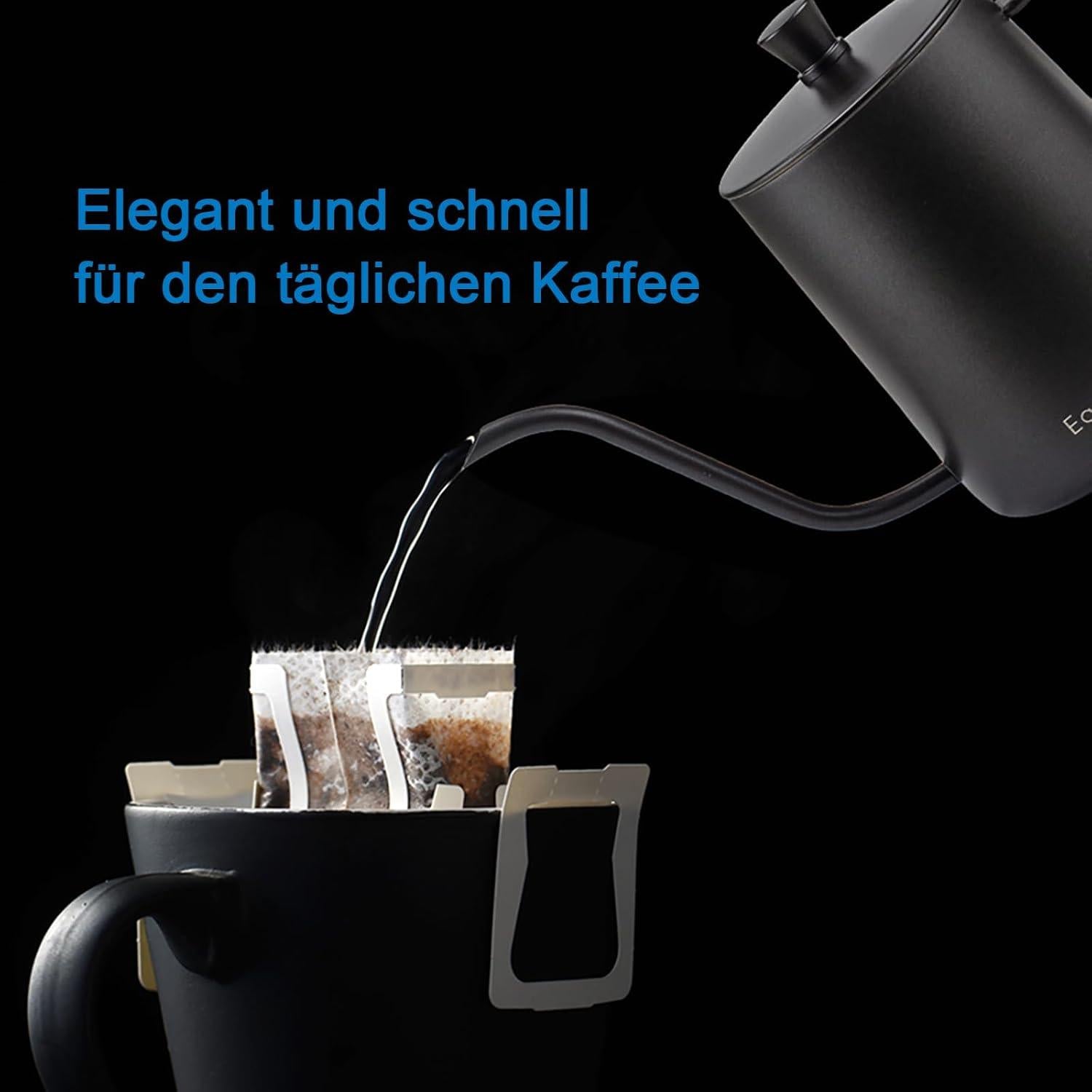 Pour Over Kaffeekanne 350ml Edelstahl Handtropfkessel SwDe Auslauf
