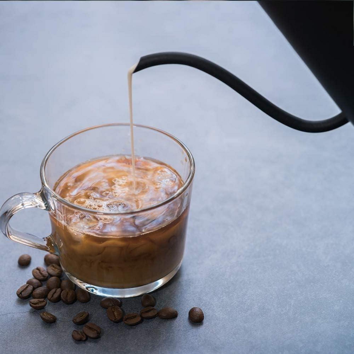 Pour Over Kaffeekanne 350ml Edelstahl Schwanenhals Handtropfkessel