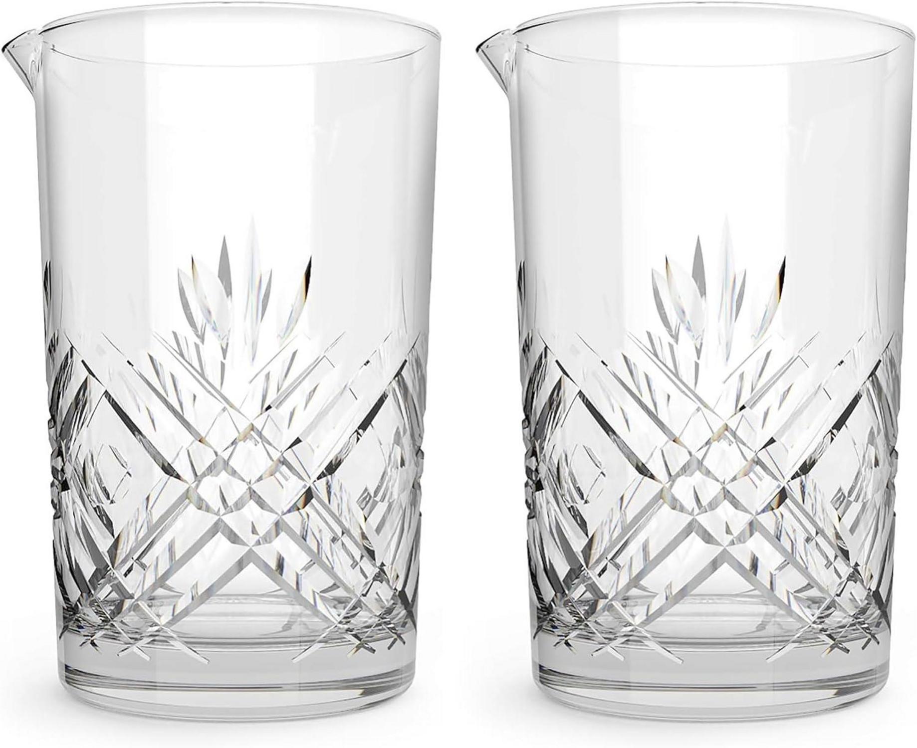 Cocktail Rührglas 2er Set 24oz/700ml Gewichteter Boden Mixing Pitcher