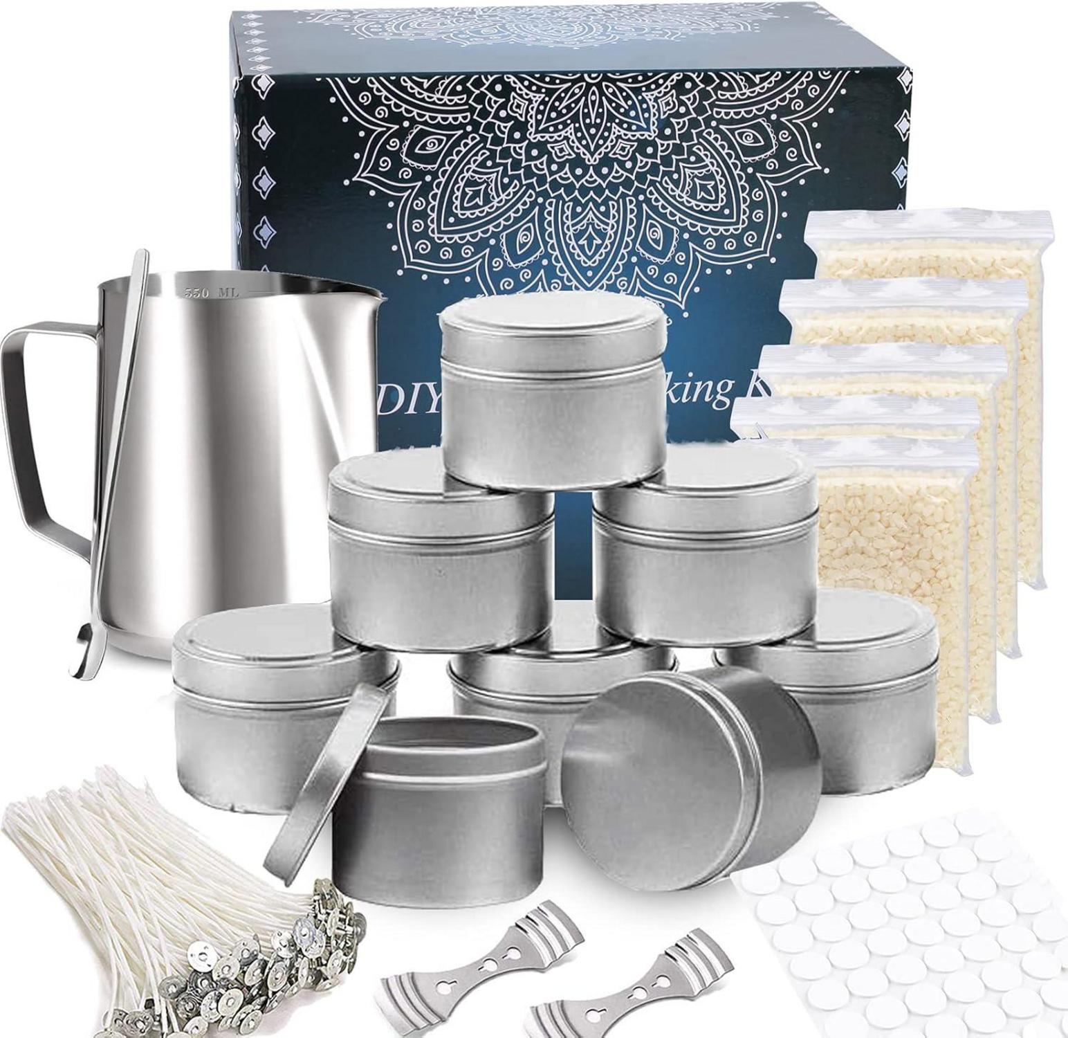 DIY Candle Making Kit Kerzenherstellung Set Bienenwachs Zubehör