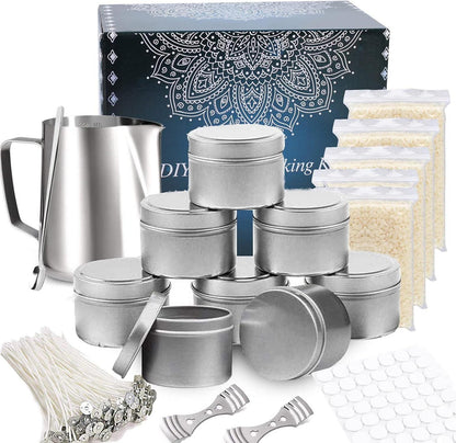 DIY Candle Making Kit Kerzenherstellung Set Bienenwachs Zubehör