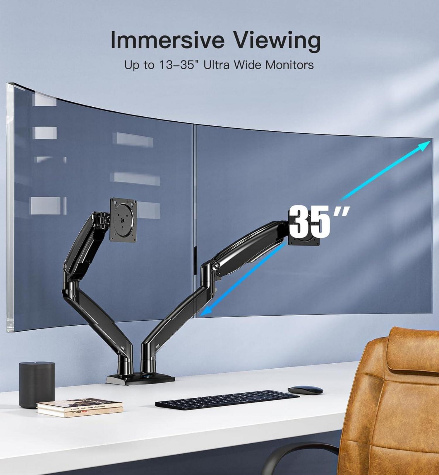 Monitor Halterung für 2 Monitore 27-34