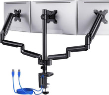 Monitor Halterung für 3 Monitore mit USB-Anschlüssen und VESA 75/100