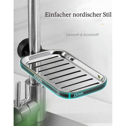 Duschregal ohne Bohren, Grau & Schwarz