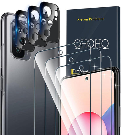 Schutzfolie für Xiaomi Redmi Note 10/10S mit Kamerafolie