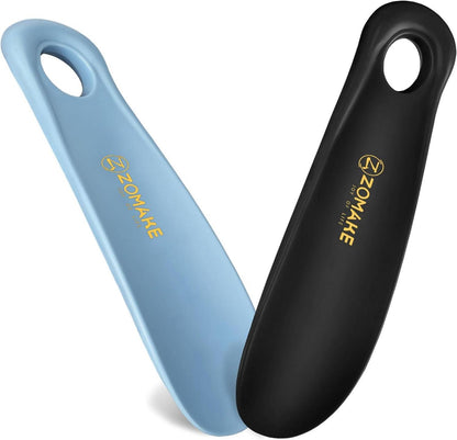 Mini Schuhlöffel Kunststoff 2er Set 18.5cm Wall Mount - Schuhanzieher