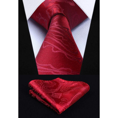 Herren Floral Seidenweste Set Burgund XS Hochzeit Jacquard