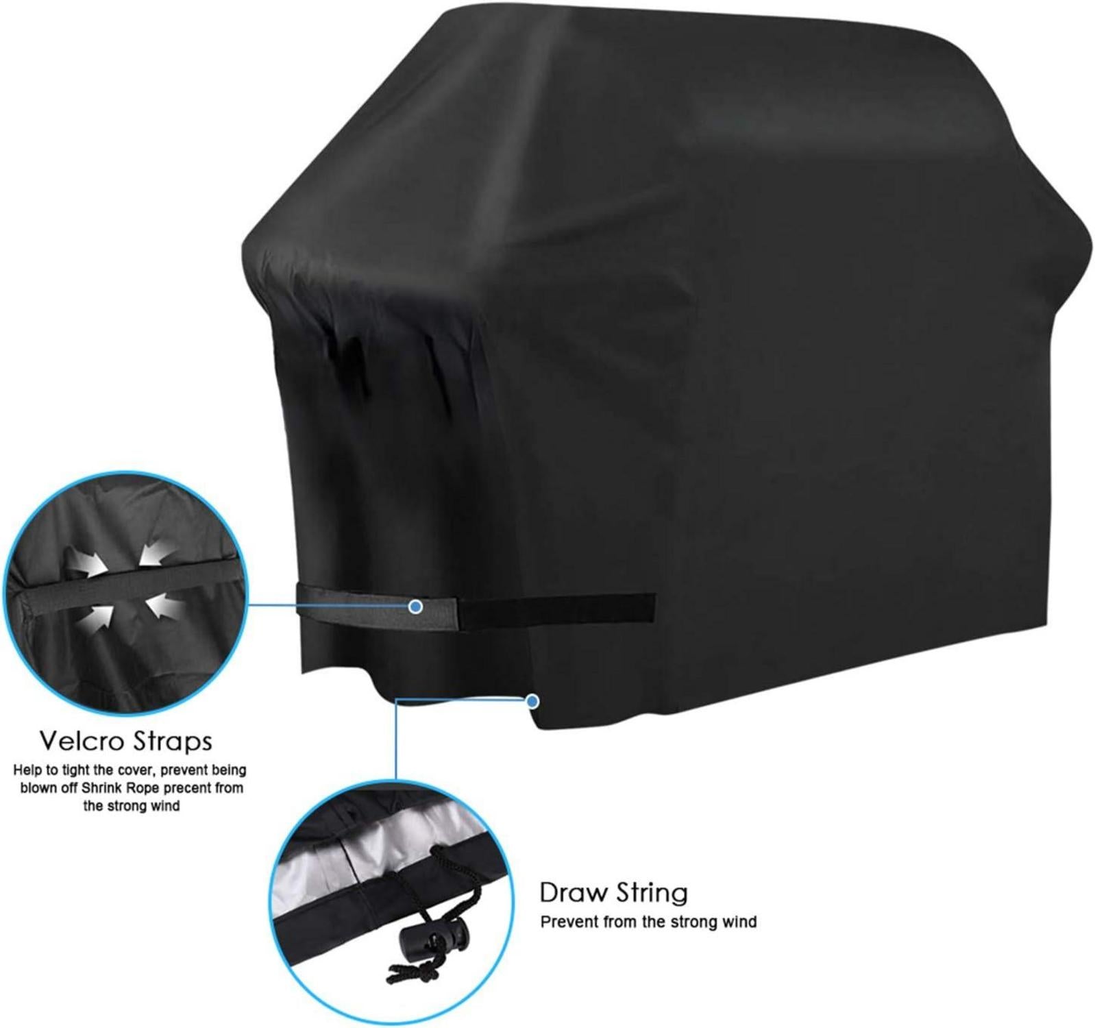 Grillabdeckung 210D Oxford Fabric wasserdicht Winddicht UV-beständig