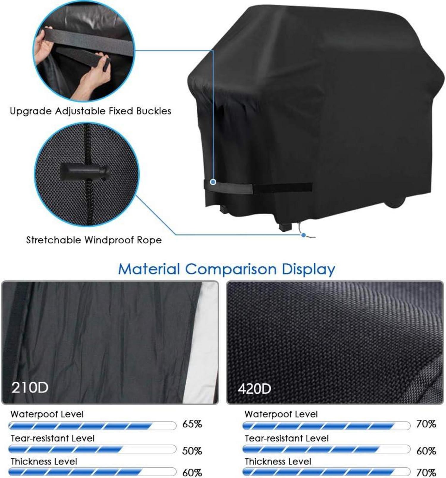 Grillabdeckung 210D Oxford Fabric Outdoor wasserdicht 170x61x117cm