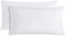 Kissenbezug Mikrofaser Weiß 40x80cm Reißverschluss 2er Set