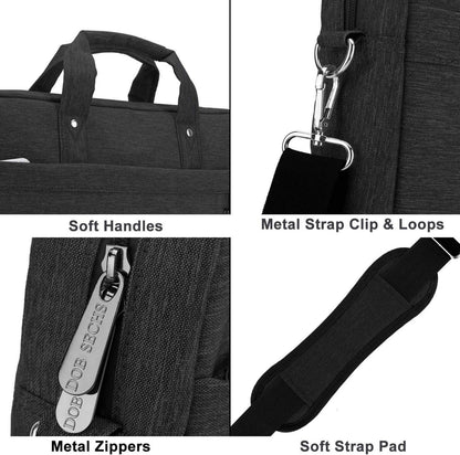 Aktentasche 17-17,3 Zoll Laptop Schultertasche Uni Arbeit Business Schutz