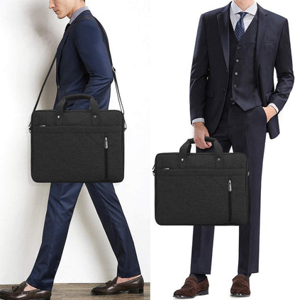 Aktentasche 17-17,3 Zoll Laptop Schultertasche Uni Arbeit Business Schutz