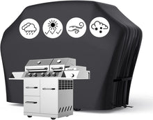 Grillabdeckung Wetterfest 170x61x117cm für Gasgrill & BBQ