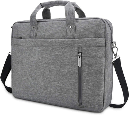 Laptoptasche 15-15,6 Zoll Aktentasche Notebooktasche Grau