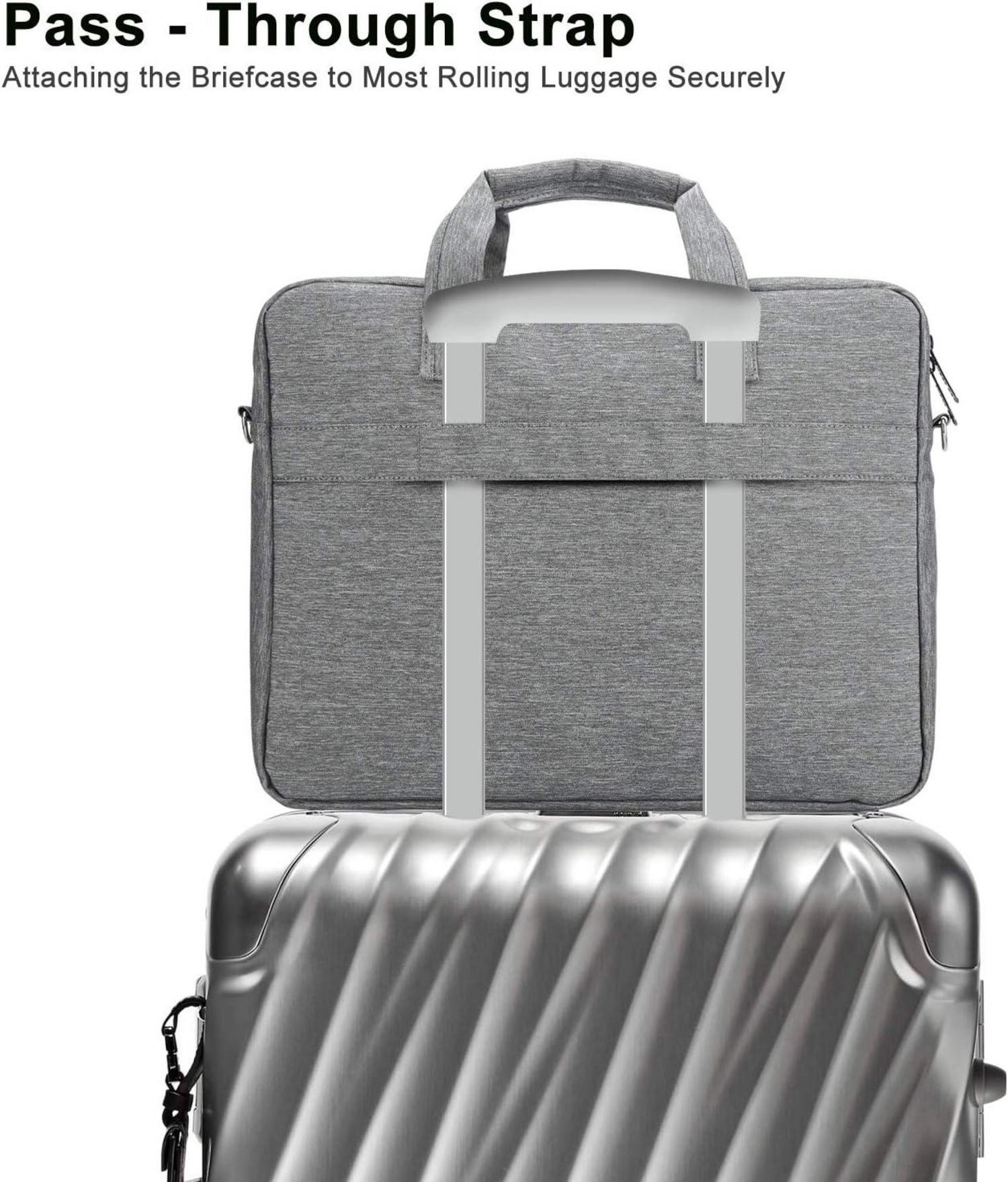 Laptoptasche 15-15,6 Zoll Aktentasche Notebooktasche Schulter Uni