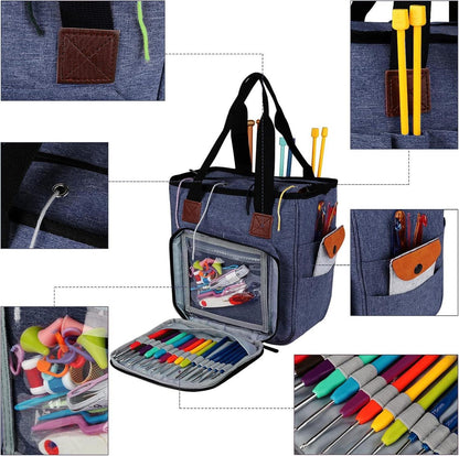 Coopay Basteltasche Häkeln Stricken Kreuzstich Organizer