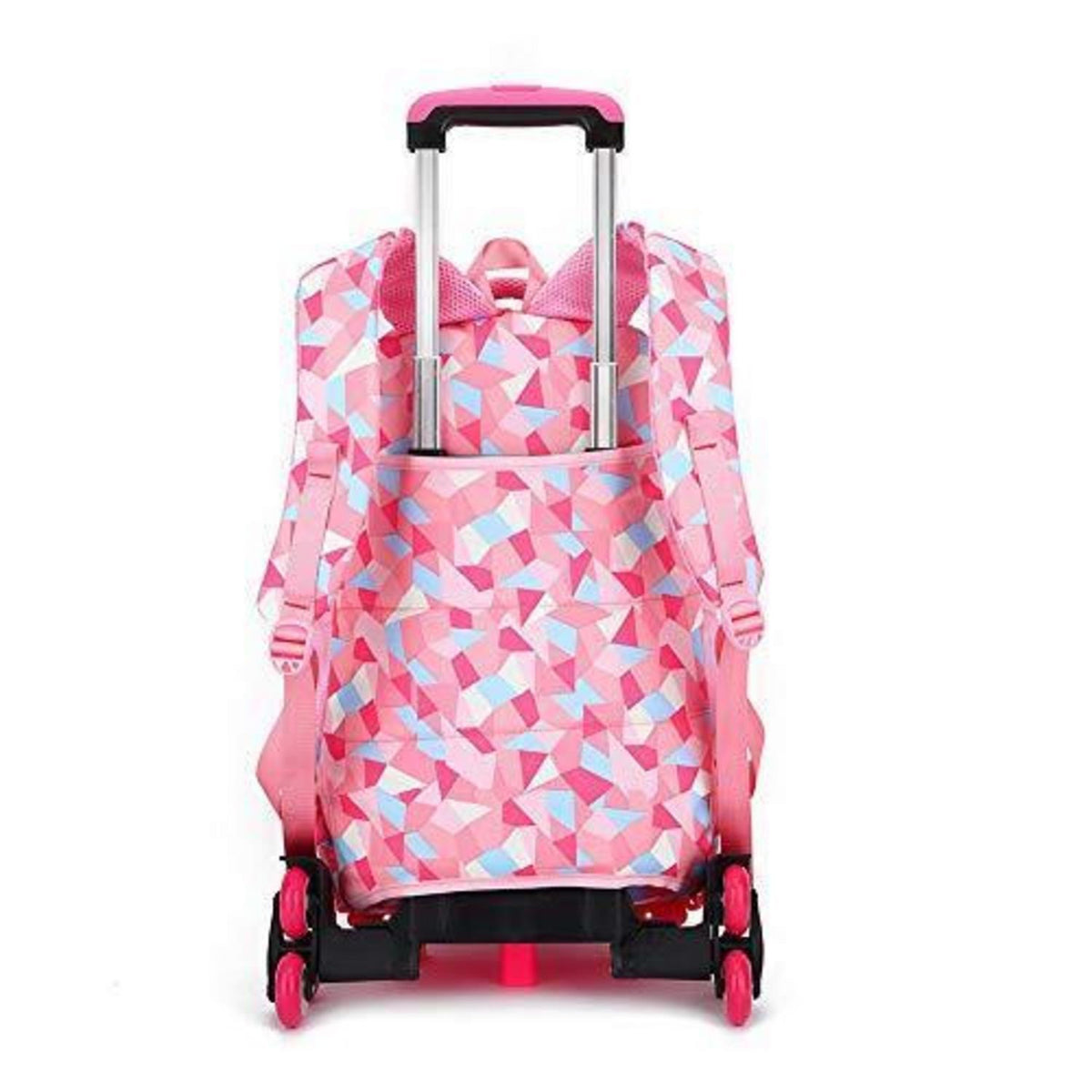Trolley Schulranzen Mädchen Rosa – 6 Räder, Wasserdicht & Groß