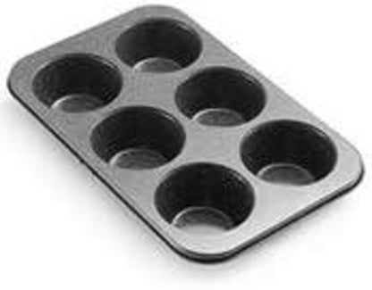 Jumbo Muffinform 6 Tassen Nicht klebende Granitstein Muffin Pfanne