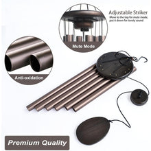 Klassisches Windspiel Bronze Aluminiumrohre Outdoor Garten Hof Terrasse Deko