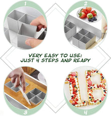 DIY Buchstaben Zahlen Backformen Kuchenform Aluminium