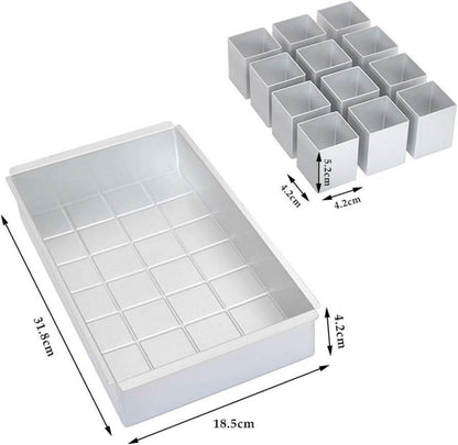 Backformen Zahlen Buchstaben Aluminium Antihaft DIY Backen Set
