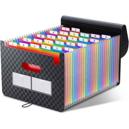 A4 Dokumentenmappe mit 26 Taschen, Erweiterbarer Dateiordner