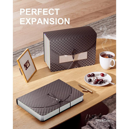 A4 Dokumentenmappe mit 26 Taschen, Erweiterbarer Dateiordner