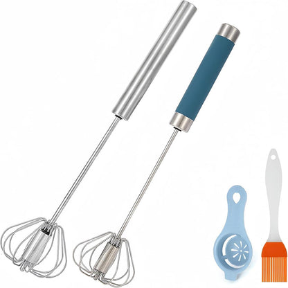 Küchen Schneebesen Set 4-teilig Edelstahl ergonomisch