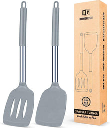 Silikon Pfannenwender Set hitzebeständig BPA-frei 2er Pack