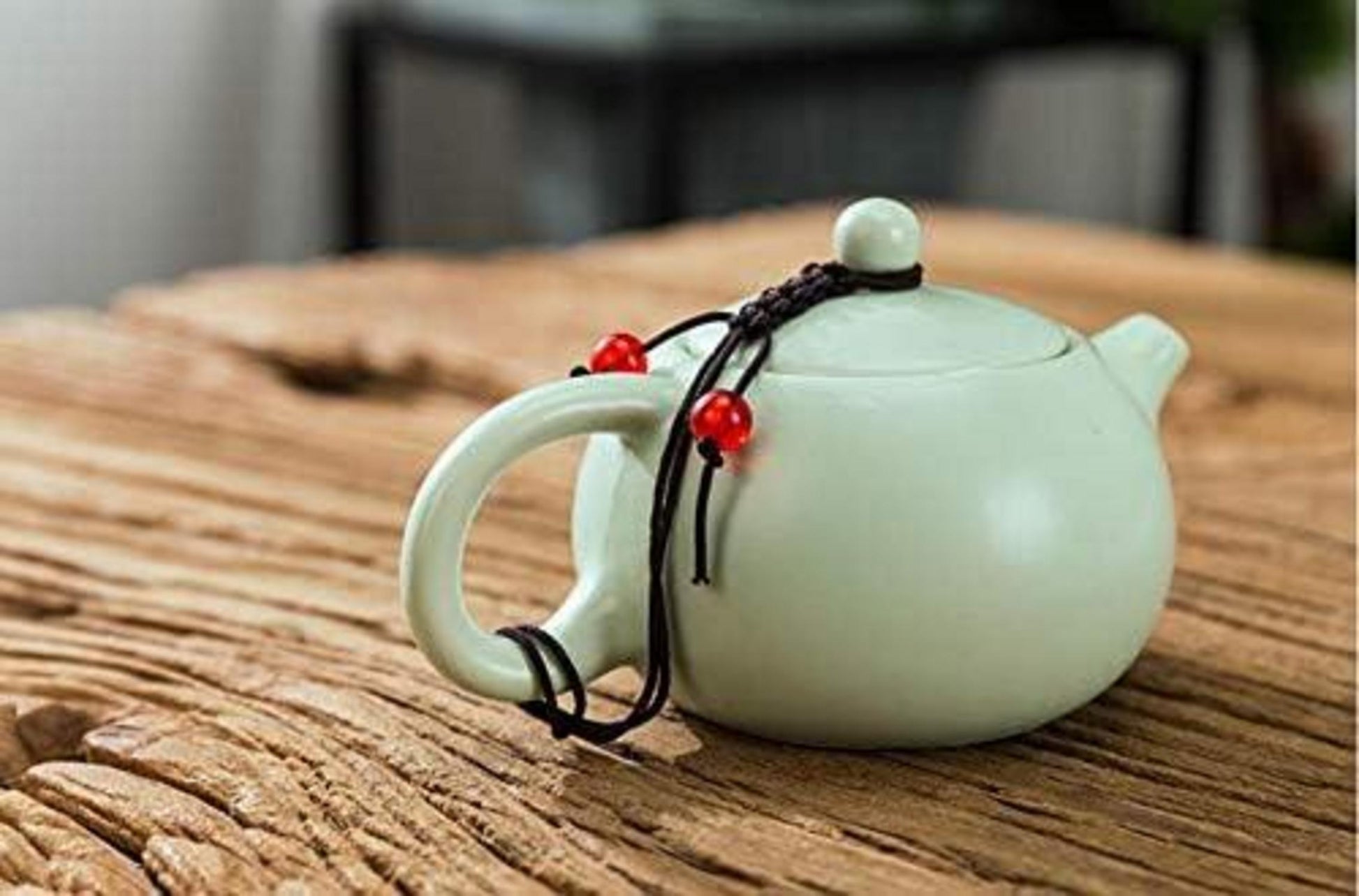 Keramik Teeservice Japanischer Stil Teekanne 2 Tassen Hellgrün