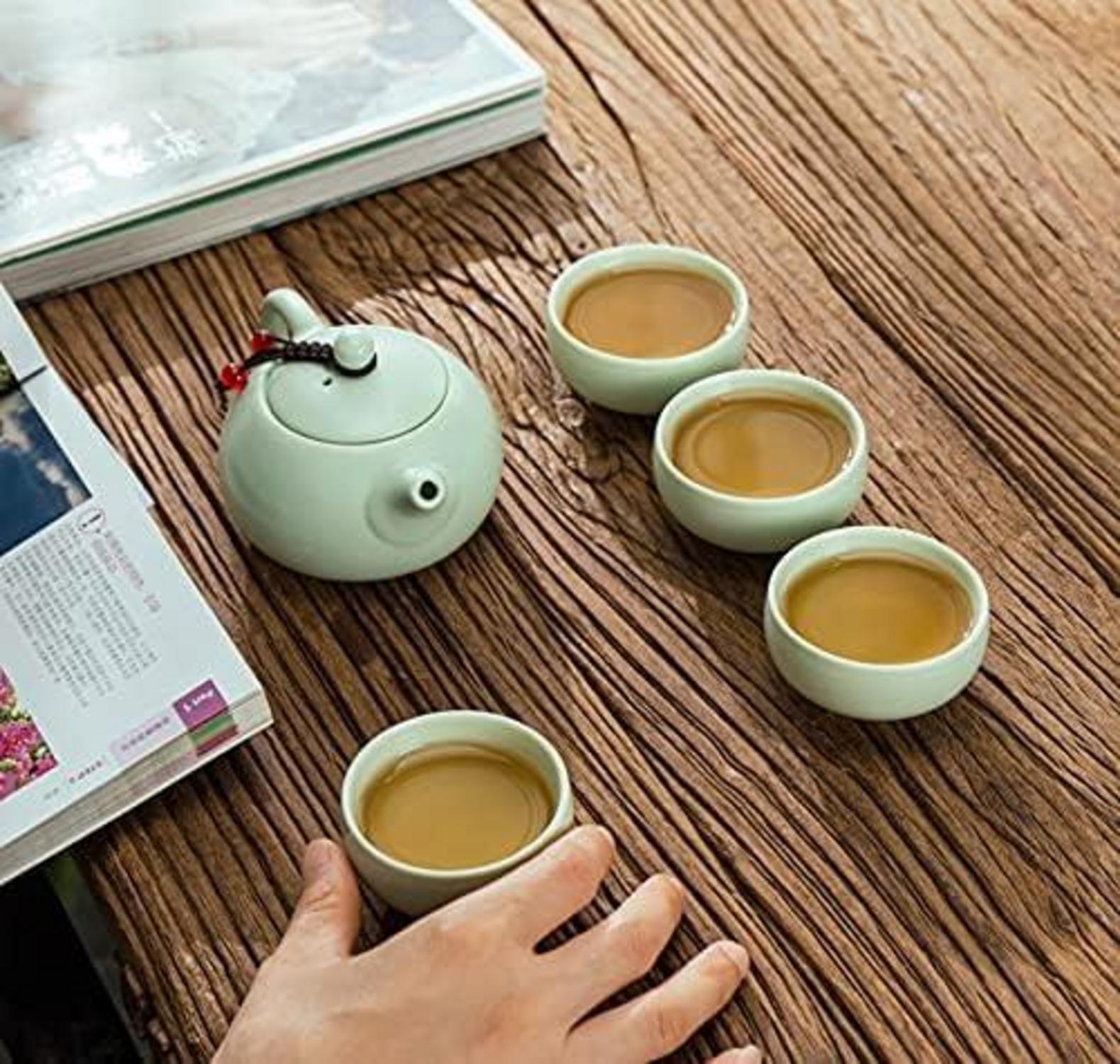 Keramik Tee Set Teekanne Tassen Japan China Stil Zuhause Büro Gemütlich