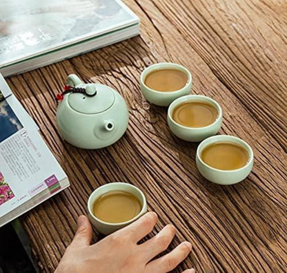 Keramik Tee Set Teekanne Tassen Japan China Stil Zuhause Büro Gemütlich
