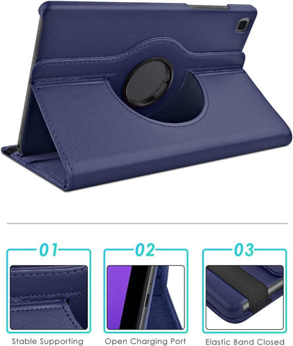 Hülle Samsung Galaxy Tab A7 10.4 Zoll 2020 360 Rotation Standfunktion PU Leder