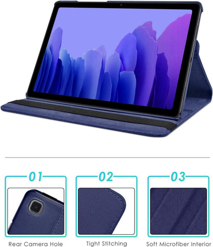 Hülle Samsung Galaxy Tab A7 10.4 Zoll 2020 SM-T500/T505 dunkelblau PU