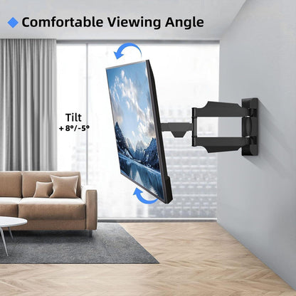 TV Wandhalterung Schwenkbar Neigbar 32-55 Zoll Max.VESA