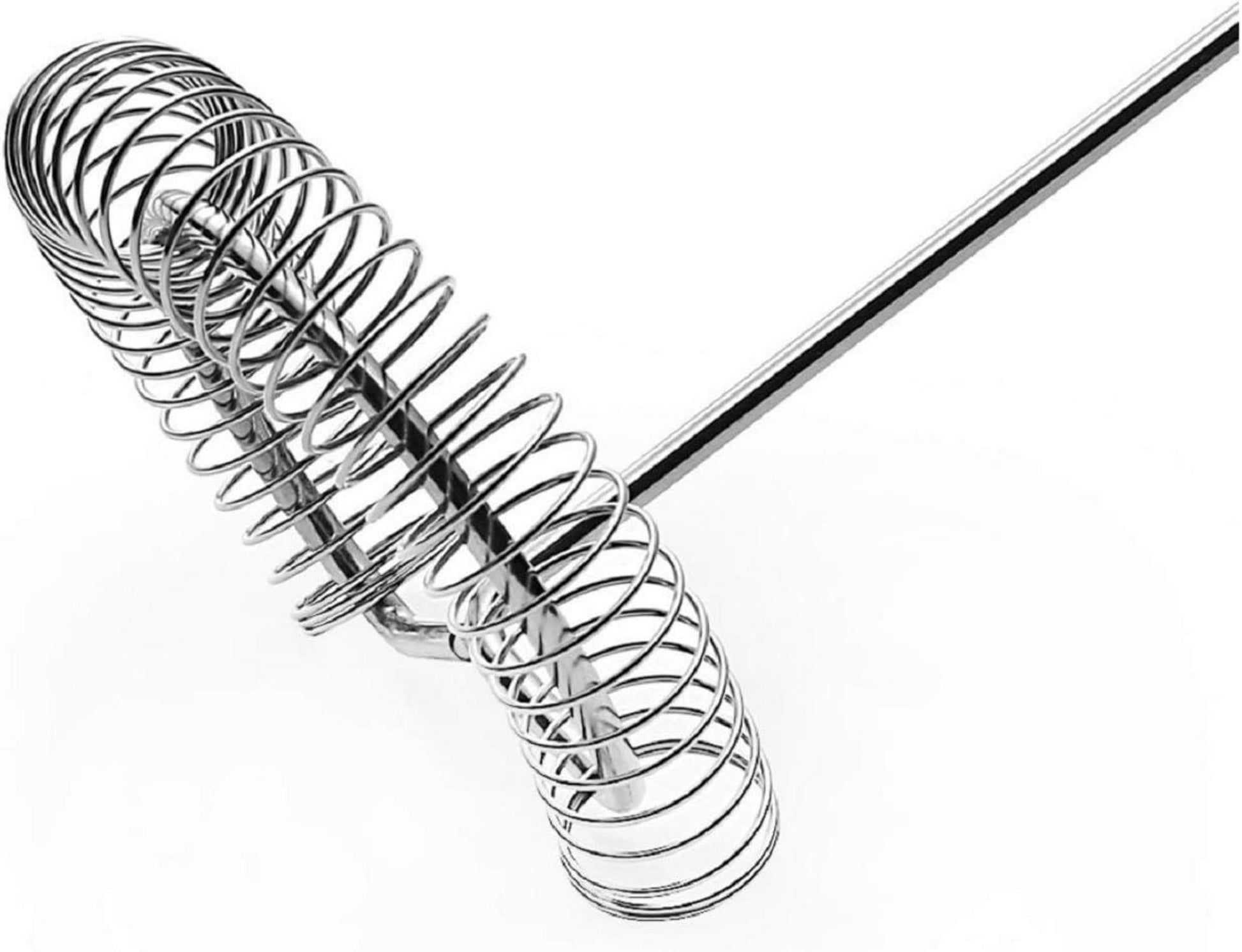 Spiralbesen Edelstahl Schneebesen Rührbesen 30 cm Silber