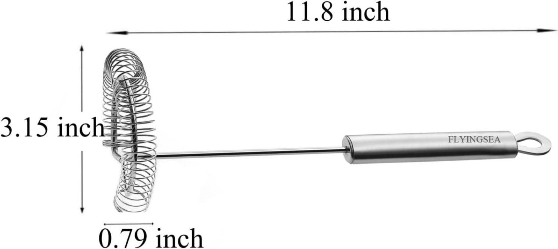 Edelstahl Spiralbesen Rührbesen Schneebesen Schaumwein 30cm