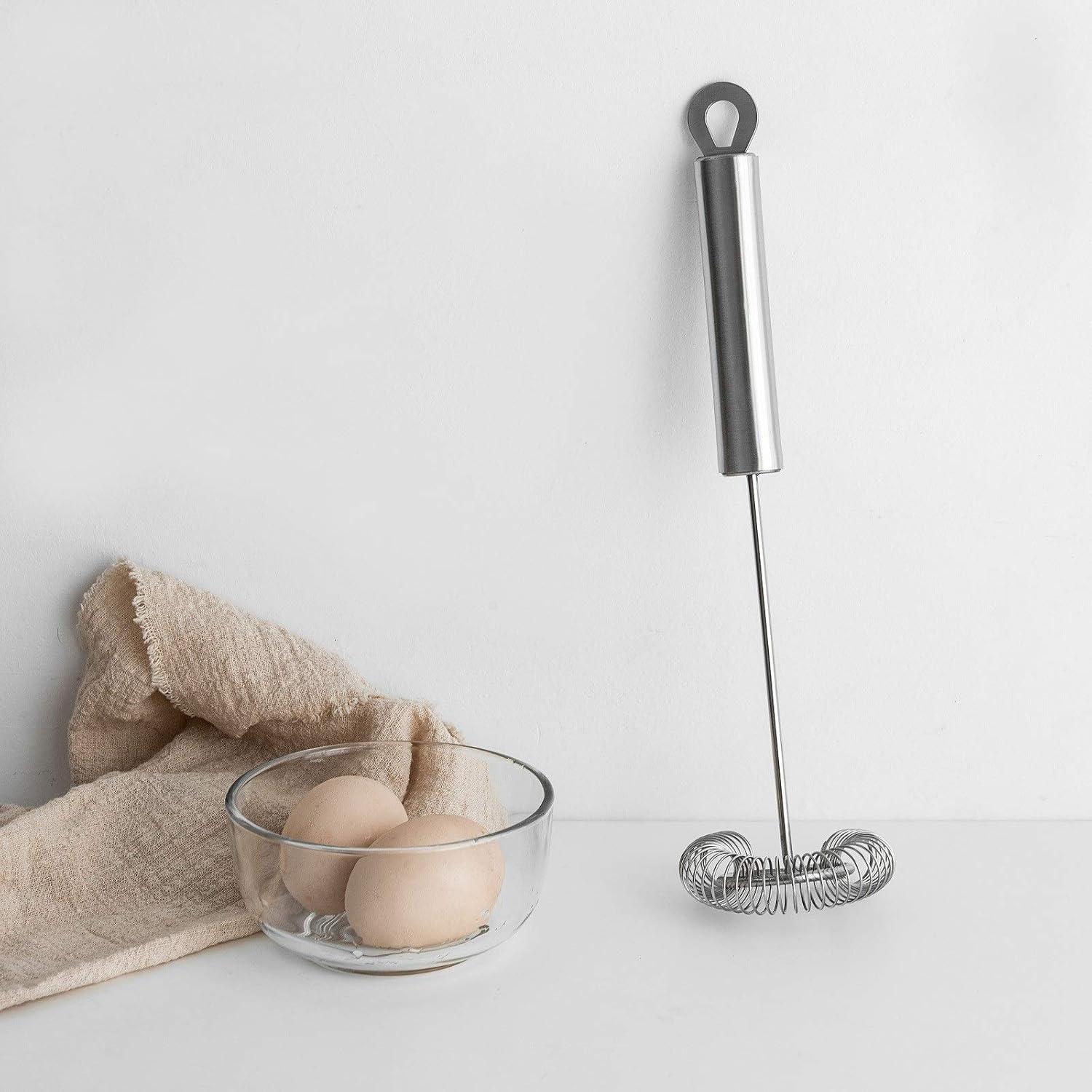 Spiralbesen Edelstahl Schneebesen Küchenhelfer Rührbesen 30