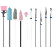 10 Elektrische Nagelfräser Bits Set Professionell Nagelhaut