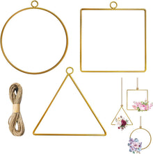 3er Set Metallringe Makramee Hoop für Wanddeko Traumfänger