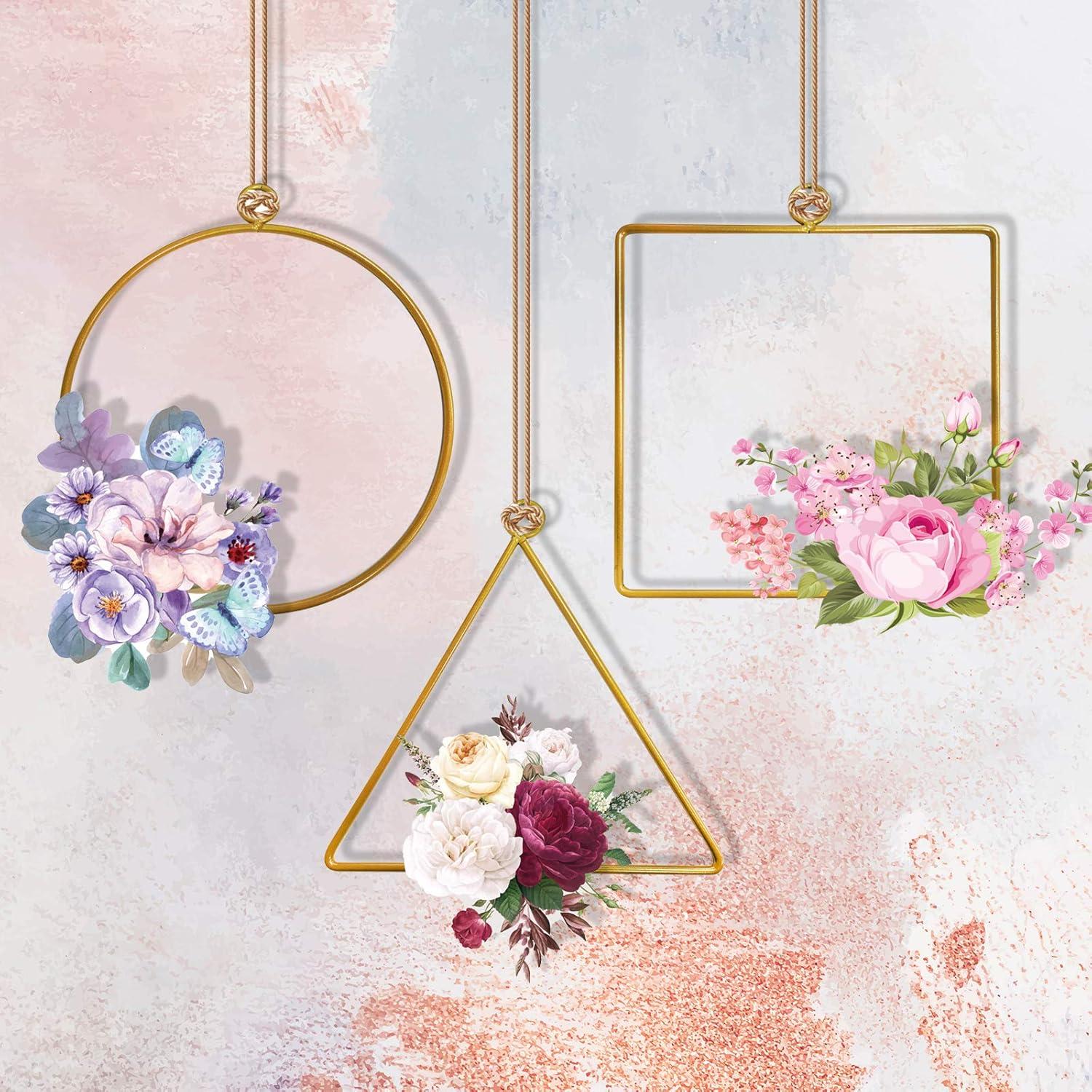 3er Set Metallringe Makramee Hoop für Wanddeko Traumfänger