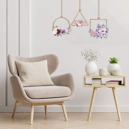 3er-Set Metallringe Hoop für Makramee und Dekoration