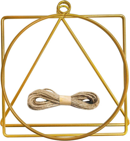 3er-Set Metallringe Hoop für Makramee und Dekoration