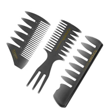 Professionelles 3-teiliges Styling-Kamm-Set für Männer, Friseur