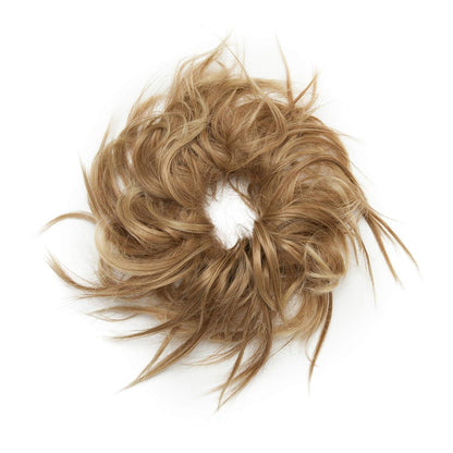 Unordentlicher Dutt Haargummi – Hellbraun Dunkelblond Mix