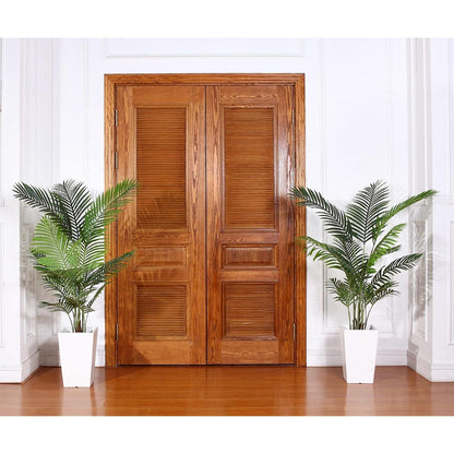 Künstliche Areca Palme 140cm 15 Zweige für Innen & Außen 2er