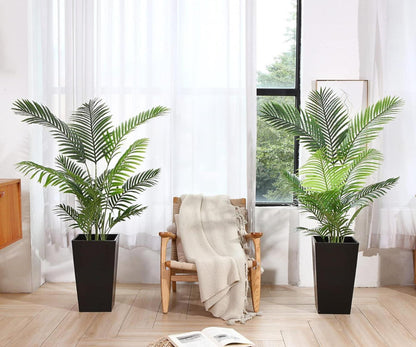 Künstliche Areca Palme 140 cm, 15 Zweige, für drinnen und