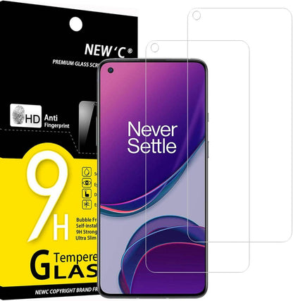 Panzer Schutz Glas für OnePlus 8T, 2 Stück 9H Härte