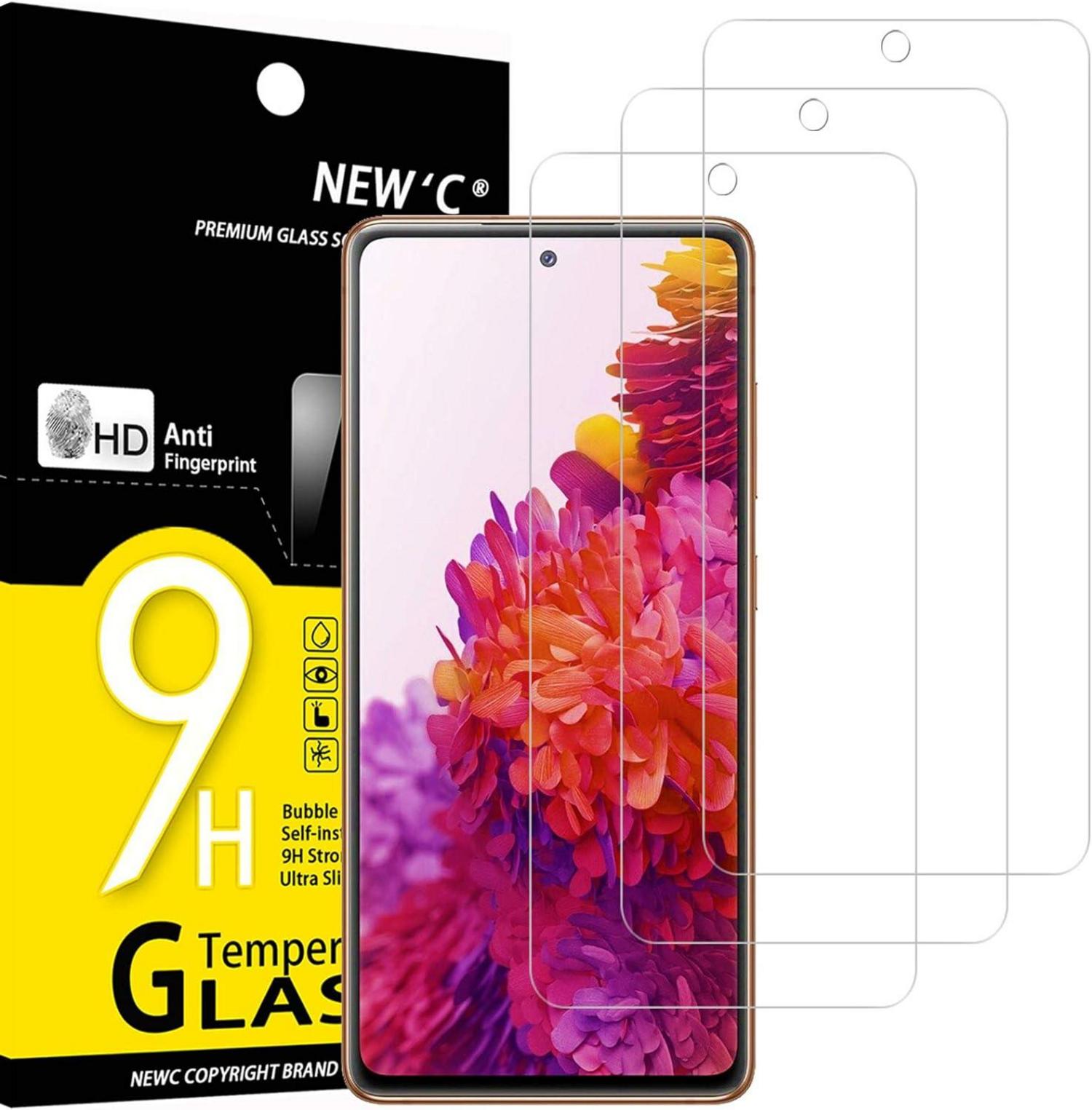 Panzer Schutz Glas Samsung Galaxy S20 FE 5G 3er-Pack