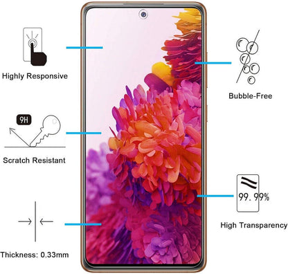 Panzer Schutzglas 3er Set für Samsung Galaxy S20 FE 5G